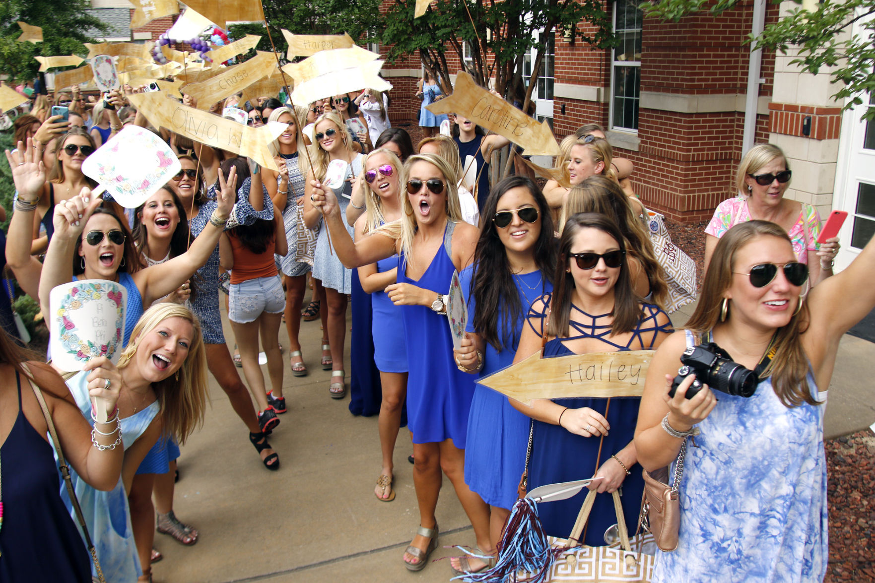 Auburn University bid day 2015
